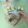 Cool projection skateboard fingertip stress-relieving toy, novel and unique model toy, creative desktop finger skateboard small gift details Picture